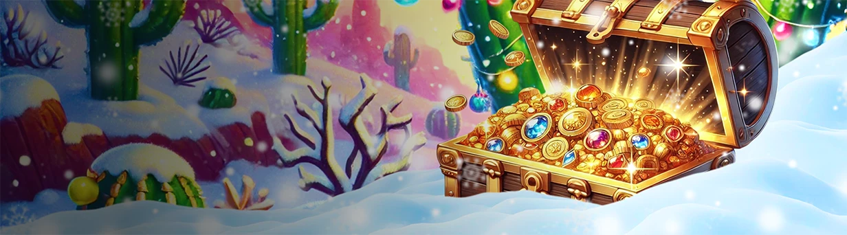 Лотерея Зимние Сокровища Cactus Casino